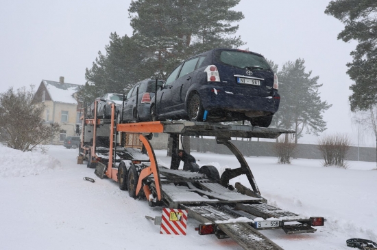 Конфискация автомобилей прошла в Латвии в начале марта